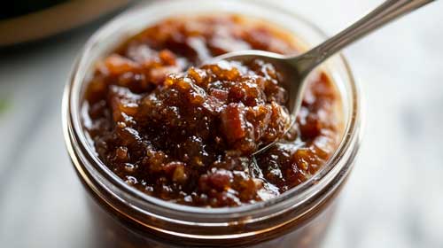 Keto Maple Bourbon Bacon Jam Sweet Savory Low Carb Spread