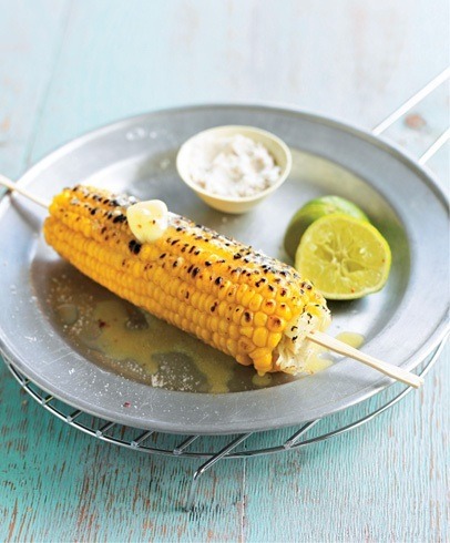 smoky grilled sweet corn salsa with tomato chili and cilantro